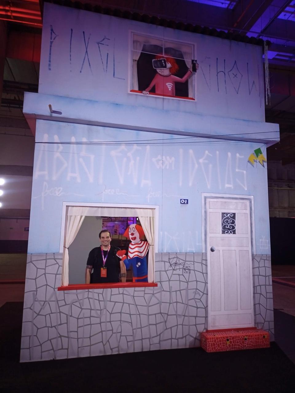 Estrutura montada para o Pixel Show no Estádio Mané Garrincha em Brasília 4